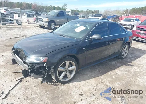 2012 Audi A4 2.0T Premium z USA, uszkodzony, nr VIN WAUKFAFL6CN011278
